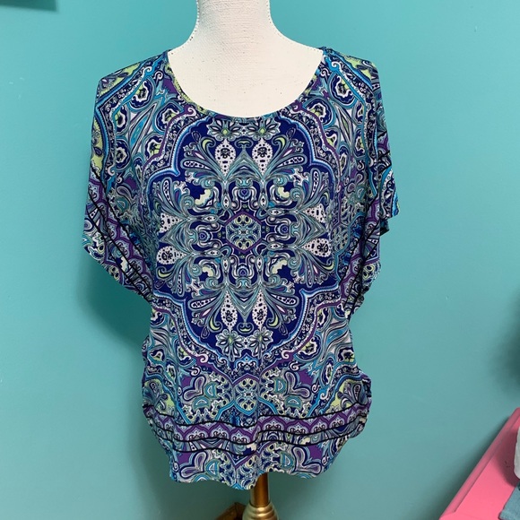 Chico's Tops - Chico’s patterned flutter sleeve top